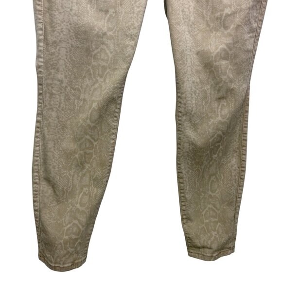 Torrid Womens Jegging Skinny Snake Print High Rise Jean Stretch Denim Plus 18R - Picture 8 of 11